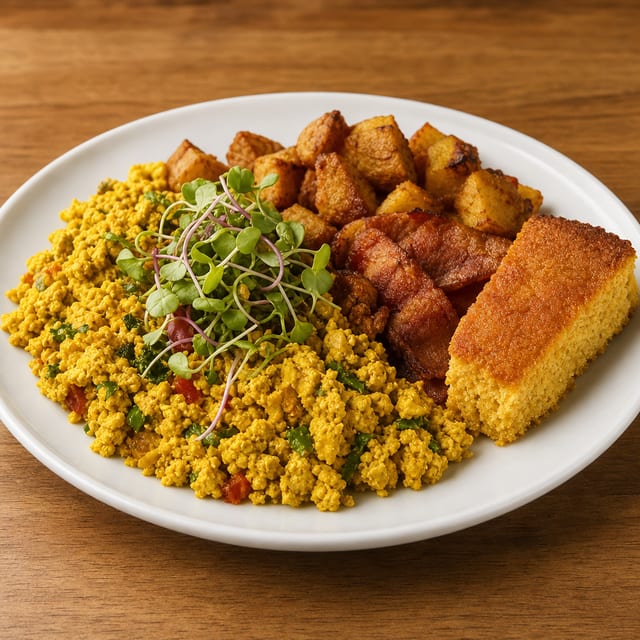 Tofu Scramble Plate.