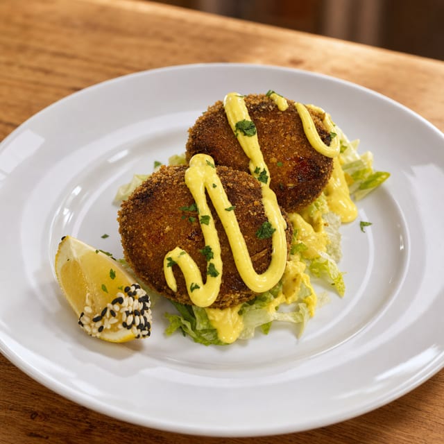 Crab Cakes.