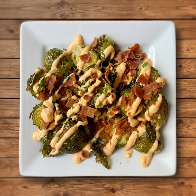 Bacon Butter Brussels Sprouts.