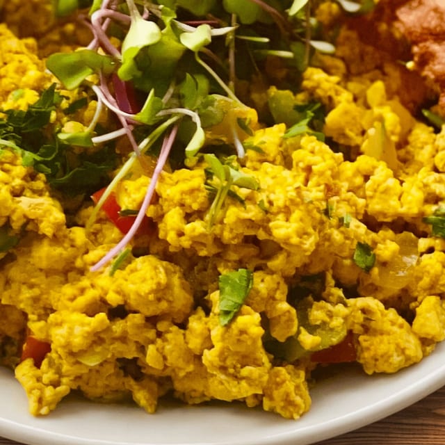 Tofu Scramble Plate.
