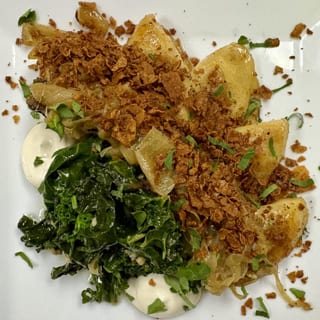 Potato Spinach Pierogi